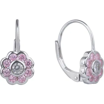 Souprava šperků Bealio BEALIO Stříbrné náušnice KVĚTINA rose 03-10244-2576