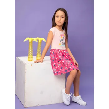 Dívčí šaty Dívčí šaty World Tour - růžová 98