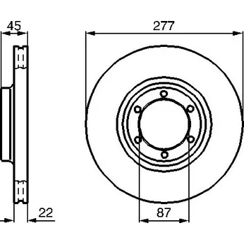 Brzdový kotouč Brzdový kotouč BOSCH 0 986 478 635
