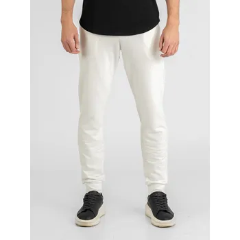 TallGuys Pánské prodloužené tepláky | Off-white Velikost: XXL, Délka kalhot: LONG