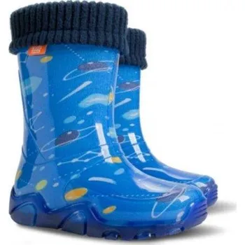 Dívčí holínky Dětské holínky STORMER LUX PRINT T, modré vel. L 30/31