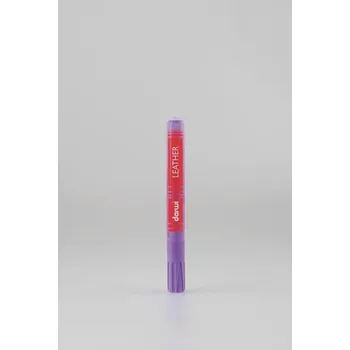 Výtvarná barva DARWI LEATHER fixy na kůži a koženku - Fialová 6 ml