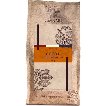 Čokoláda Kakao 20 - 22 % tuku, 1 kg balení | NATRA CACAO, Dark Red