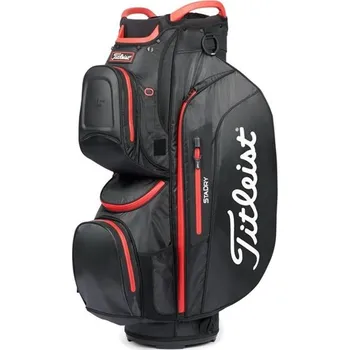 Golfový bag Titleist Titleist 15 STADRY Cart Bag BLACK/RED