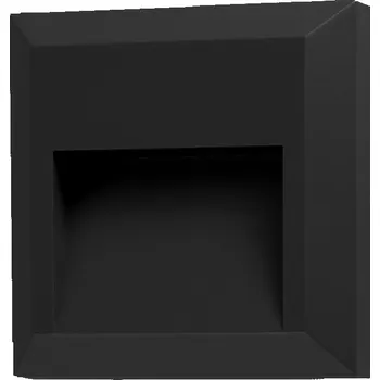 Nástěnné svítidlo Venkovní nástěnné svítidlo Kwazar Luminaire černé, integrovaný LED zdroj 1 W