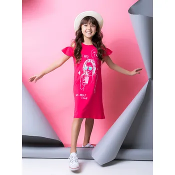 Dívčí šaty Dívčí šaty Girls Talk - růžová 152