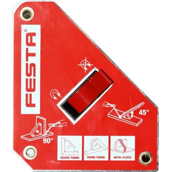 Příslušenství ke svářečce Magnet svářecí 45°90° 150x130x30mm s vypínačem