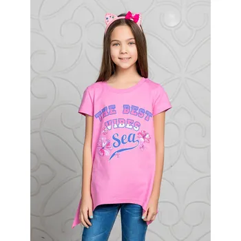 Dívčí šaty Dívčí tunika Sea - růžová 164