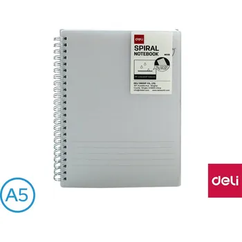 Sešit Blok spirála A5 linka 80l DELI EN038