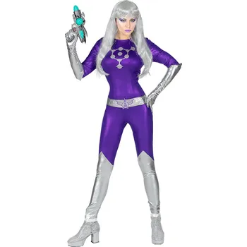 Karnevalový kostým Dámský kostým mimozemšťanka, fialový - L