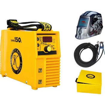 Svářečka Omicron GAMA 150L + kabely 16/3m + kukla Robot + kufr žlutý, záruka 3 roky