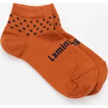 Nízké pánské merino ponožky oranžové Harvest Lamington Velikost: 45-48