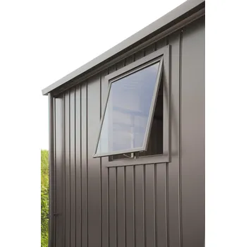 Zahradní domek Biohort Europa- ventilační výklopné okno- 4 barvy Barva: Šedý křemen metalíza 43080