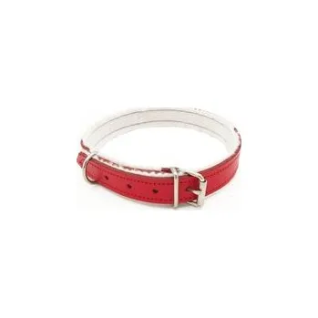 Obojek pro psa Zavadilová obojek na psa kožený střední 3 50cm/20mm červený