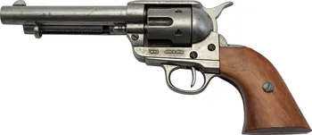 Replika zbraně Denix Colt Peacemaker 5 1/2" nikl 45 USA 1873 hnědá