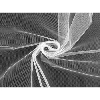 Tyl jemný oděvní / dekorační šíře 300 cm METRÁŽ - 1 bílá