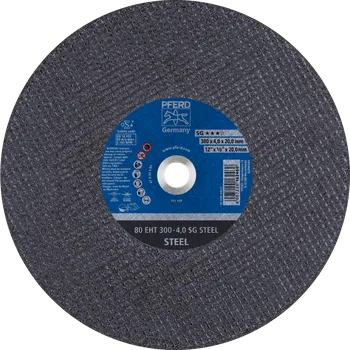 Řezný kotouč Pferd 61329320 | Řezný kotouč 300 x 4,0 x 20,0 mm, SG STEEL 80 m/s