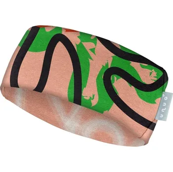 Čelenka Unuo dětská fleecová čelenka Elise Fantazie meruňková Velikost: M (49-52 cm)