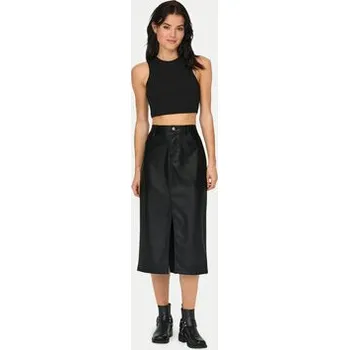 Dámská sukně ONLY Sukně z imitace kůže Kiri 15324778 Černá Regular Fit M