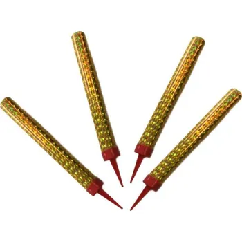 Zábavní pyrotechnika ČÍNA PÁRTY FONTÁNA Smokelles Party Candle 12 cm - 4 ks - 40 sec., 4/100/1