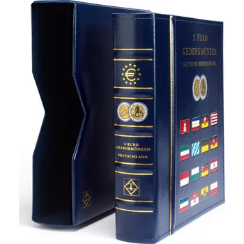 Obal pro sběratelský předmět Leuchtturm VISTA album na německé €2 pamětní mince