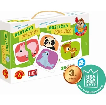 Společenská hra Poznávání pro nejmenší - Destičky - Poloviny
