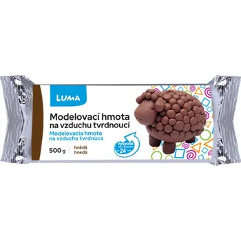 Modelovací hmota Modelovací hmota hnědá, 500g