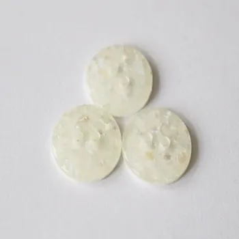 Knoflík knoflik bílý 20063/24 - Bílá, 15mm