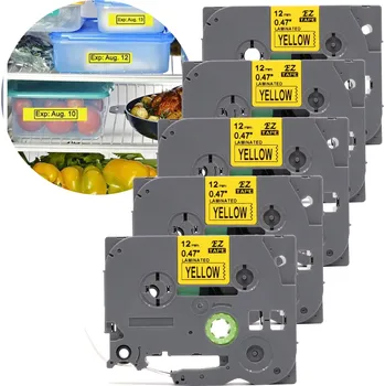 Pásek do tiskárny Páska PTMB pro Brother TZe-631 12 mm žlutá 5 kusů