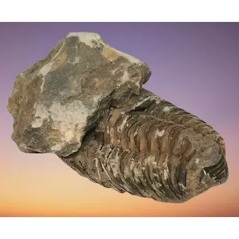 Trilobit rodu Calymene velký 106 g, sleva (rekonstruovaný)