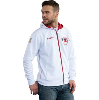 saller bunda s kapucí NORWAY BARVA: 400 bílá, Velikost: L