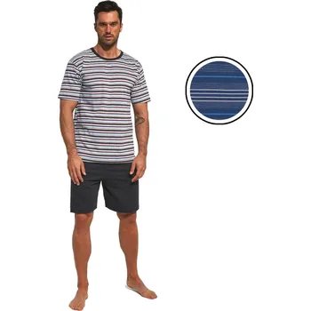 Pánské pyžamo Pánské pyžamo 338/36 Various - CORNETTE tmavě modrá M