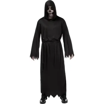 Karnevalový kostým Funiglobal - Plus size kostým smrtka pro dospělé - XXL