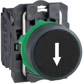 vypínač Schneider Electric XB5AA3351 Ovládač stiskací lícující, 1 Z - černý