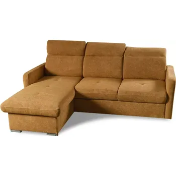 Sedací souprava Rohová sedací souprava Emily, bronzová (sicuro 25)