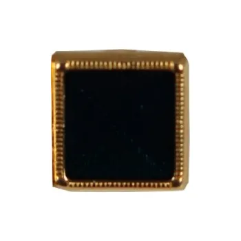 Knoflík Knoflík dámský DILL 310399 ČERNÝ až tmavě zelený PLASTOVÝ - Černá, 10 mm