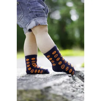 Dětské termo ponožky Dětské merino ponožky Candy navy, Bengt & Lotta Švédsko Modrá 20/24