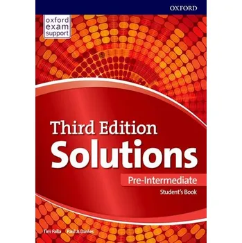 Anglický jazyk Solutions Pre-intermediate Student's Book and Online Practice Pack 3rd (International Edit - Oxford University Press [EN] (2018, brožovaná)