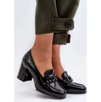 Dámské lodičky Polobotky na podpatku model 195396 Step in style 37