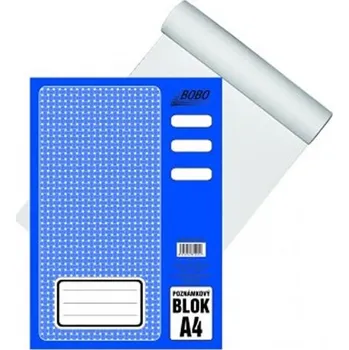 Blok Poznámkový blok A4, čistý, 50 listů