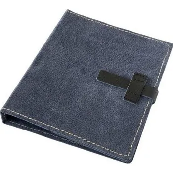 Diář Kožený diář A5 Barva kůže: Černá semiš (D38)