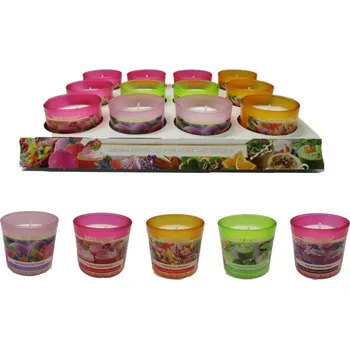 Svíčka ve skle vonná 5 vůní 75g