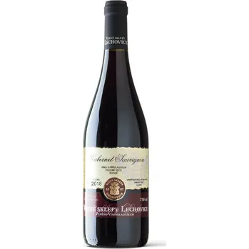 Víno Lechovice Cabernet Sauvignon 2018 pozdní sběr 0,75 l (1834)
