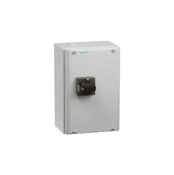 Stykač Schneider Electric GV3PC01 GV3 spouštěč ve skříňce s černým tlačítkem