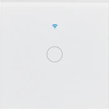 vypínač WiFi+RF vypínač černý 1CH s nulou i bez nuly - Tuya (Jednotlačítkový vypínač osvětlení ovládaný pomocí WiFi)