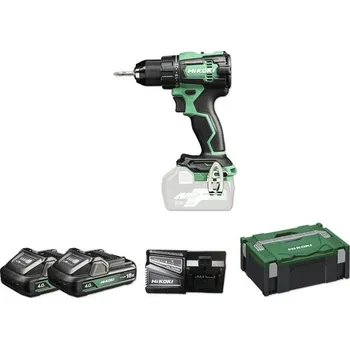 HiKOKI (Hitachi) DV18DEWHZ Aku vrtací šroubovák s příklepem (18V/2x4,0Ah) + HitBox