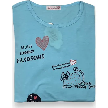 Dívčí pyžamo Valerie Dream Dívčí pyžama s dlouhým rukávem JANA Barva: Tyrkysová, Velikost: 152/158