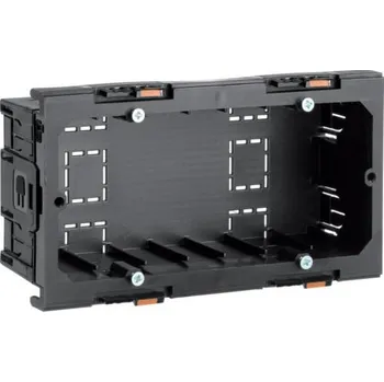 Elektroinstalační krabice Hager G2860 Přístrojová krabice 2-nás., upevnění za zámky víka