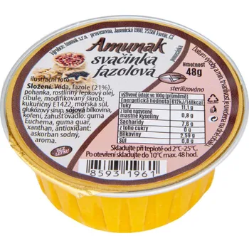 1 Svačinka fazolová 48 g Amunak