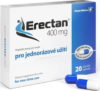 Přírodní produkt Erectan 400 mg 20 tob.